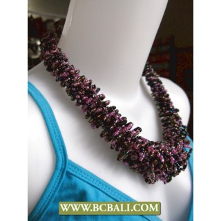 Chockres Necklaces Beading Corn Design